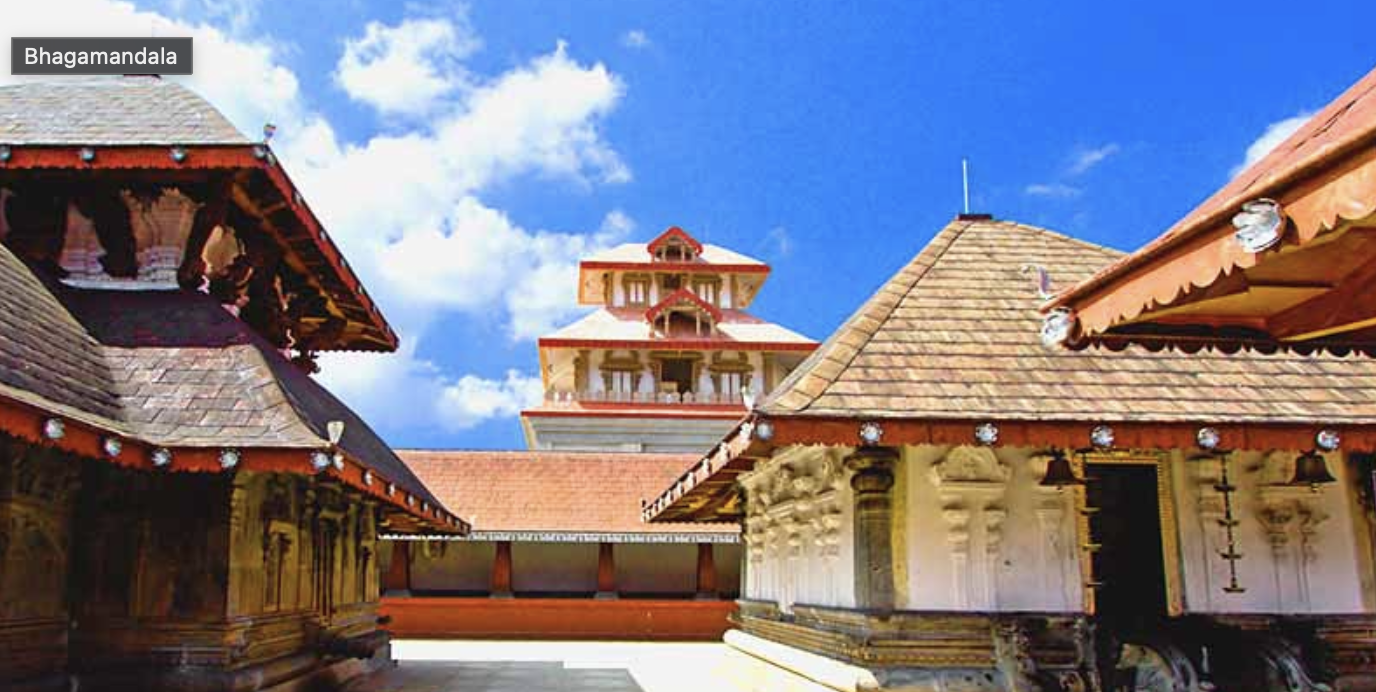Bhagamandala temple near Coorg
